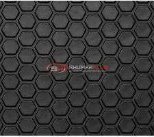 Автолинолеум соты черный