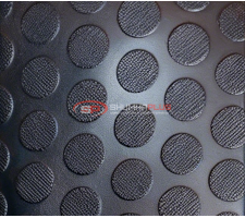 Автолинолеум пятак черный текстурный