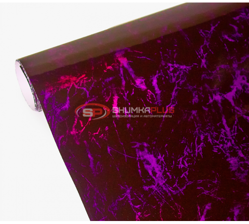 купить Кованый карбон лазер мрамор фиолетовый в Москве