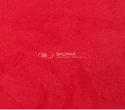 Самоклейка красная алькантара