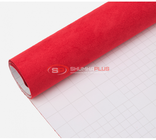 купить Самоклейка оранжевая алькантара в Москве