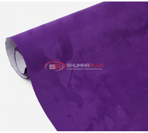 купить Самоклейка фиолетовая алькантара в Москве