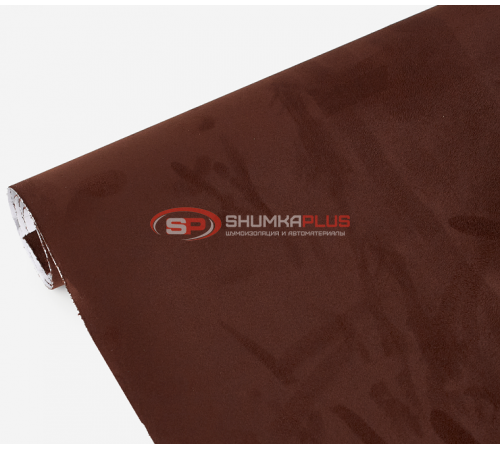 купить Самоклейка темно-коричневая алькантара в Москве