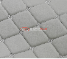 Экокожа на поролоне светло-серый ромб (серая бабочка)