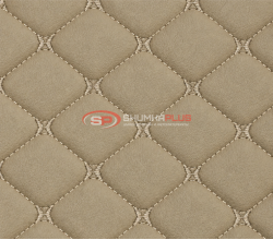 Экокожа бежевый ромб на поролоне (Бабочка)