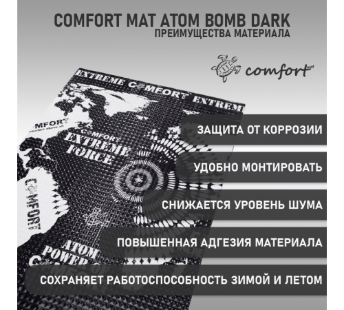 Comfort Mat Atom (Bomb) Dark