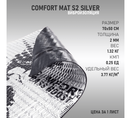 Comfort Mat S2 Silver