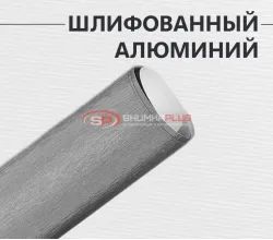 Виниловая пленка шлифованный алюминий графит